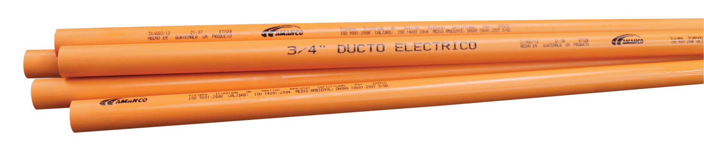 TUBO PVC 3 METROS SIN CAMPANA