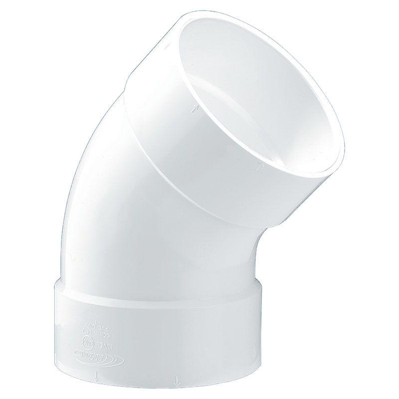 Codo 45° PVC DWV P.G.